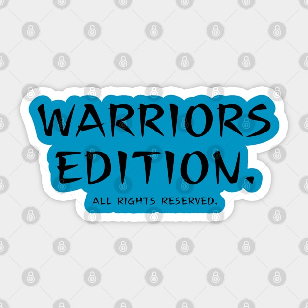 WARRIORS Sticker by Popular_and_Newest